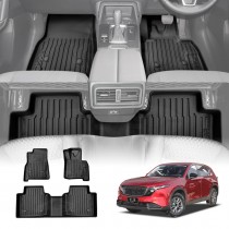3D Floor Mats for Mazda CX-5 CX5 KM Series 2026-Onwards Heavy Duty All Weather Car Waterproof Interior Protection Liner Set