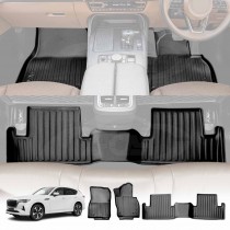 3D Car Mats for Mazda CX-60 CX60 2023-2024 Heavy Duty All Weather Floor Liner Complete Set Front Rear 2 Row Seat