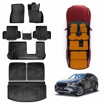 3D Floor Mats Boot Liner for Mazda CX-90 CX90 2023-Onwards All Weather Heavy Duty Cargo Car Trunk Luggage Tray