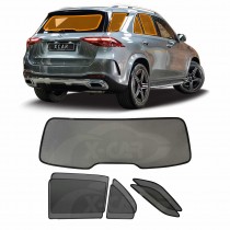 Window Sun Shades for Mercedes-Benz GLE V167 Series 2018-Onwards Car UV Protection Custom Rear Windscreen Shade SunBlind Mesh