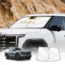 WindScreen Sun Shade for MG MGU9 Dual Cab 2025-Onwards Blocks UV Rays Sun Visor Protector Foldable Front Sunshade