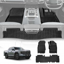 3D Floor Mats for MG MGU9 Dual Cab 2025-Onwards Heavy Duty All Weather Car Waterproof Interior Protection Liner Set