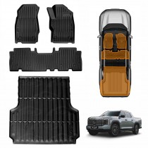 3D Floor Mats Tub Liner for MG MGU9 Dual Cab 2025-Onwards All Weather Heavy Duty Cargo Car Trunk Luggage Tray