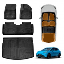 3D Floor Mats Boot Liner Set for MG MG4 EV Urban 2026-Onwards All Weather Heavy Duty Cargo Car Trunk Luggage Tray