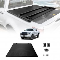 Soft Tonneau Cover for Mitsubishi Triton MV Double Cab 2024-Onwards Heavy Duty Tri-Fold Ute Tub Truck Cargo Bed Cover