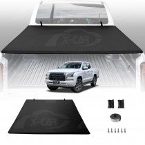 Soft Tonneau Cover for Mitsubishi Triton MV Double Cab 2024-Onwards Heavy Duty Tri-Fold Ute Tub Truck Cargo Bed Cover