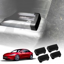 Seat Rail Cap for Tesla Model 3 Highland 2023-2025 Slide Anti-collision Rubber Cover Plug Car Accessories