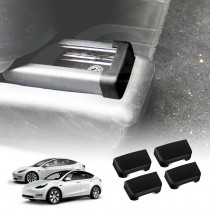 Seat Rail Cap for Tesla Model 3 2017-2023 and Model Y 2021-2024 Slide Anti-collision Rubber Cover Plug Car Accessories