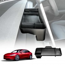 Center Screen Console Dash Tray for Tesla Model 3 Highland 2023-2025 Organizer Hidden Storage Car Tissue Sunglasses Holder