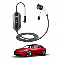 Type 2 Portable EV Charger 10 Amp 2.4KW Australian Plug 5 Meters for NEW Tesla Model 3 Highland 2023-2024