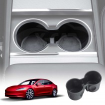 Centre Console Rubber Cup Holder Insert for Tesla Model 3 Highland 2023-2025