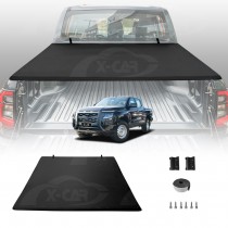 Soft Tonneau Cover for Nissan Navara D27 Series Dual Cab 2026-Onwards Heavy Duty Tri-Fold Ute Tub Truck Cargo Bed Cover
