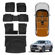 3D Floor Mats Boot Liner Set for Nissan X-trail Xtrail T33 5 Seats 2022-Onwards e-POWER All Weather Heavy Duty Cargo Kick Back Seat Cover
