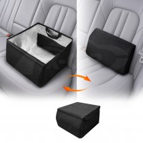 2-in-1 Car Seat Organizer & Cushion for Universal Vehicle 38LStorage Insulated Travel Bag Interior Accessories