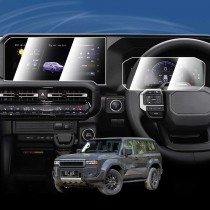 Tempered Glass Dash Center Console Screen Protector for Toyota Prado 250 Series 2024-2025 Touchscreen Anti-Scratch Cover Accessories
