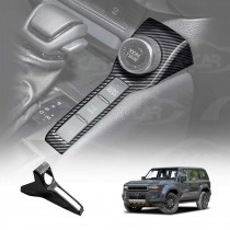 Gear Drive Mode Button Panel Trim for Toyota Prado 250 Series 2024-Onwards Carbon Fiber Style Decor Cover Protector 