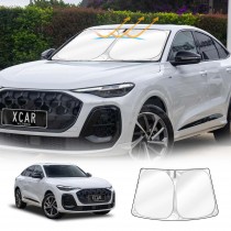 WindScreen Sun Shade for Audi Q5 GU Series 2025-Onwards Blocks UV Rays Foldable Custom Wind Screen Sun Visor Protector