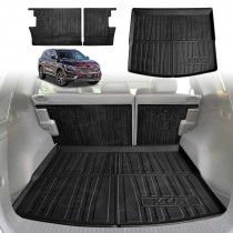Boot Liner Set for Renault Koleos 2016-Onwards All Weather Heavy Duty Car Trunk Back Seat Protector Cargo Kick Mats