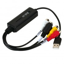 USB 2.0 video audio capture RCA adapter VHS to DVD HDD TV Converter card win 10