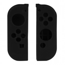 Nintendo Switch Joy-Con Controller Silicone Cover Skins with Thumb Stick Joypad Cap Black