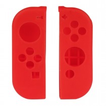 Nintendo Switch Joy-Con Controller Silicone Cover Skins with Thumb Stick Joypad Cap Red