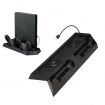 PlayStation 4 PS4 Stand Dock Controller Charger with Cooling Fan USB Hub
