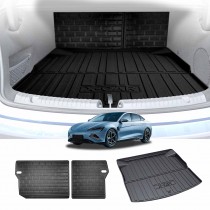 Boot Liner Back Seat Protector Combo for BYD Seal 2023-2025 Heavy Duty Car Kick Mats Cover Cargo Trunk Mat