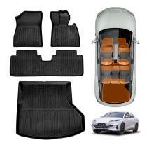 3D Floor Mats Boot Liner for BYD Seal 6 Seal6 Sedan 2026-Onwards All Weather Heavy Duty Cargo Car Trunk Luggage Tray Set