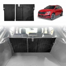 Back Seat Protector for SKODA Karoq 2018-Onwards All Weather Heavy Duty Car Seat Kick Mats Cover Accessories