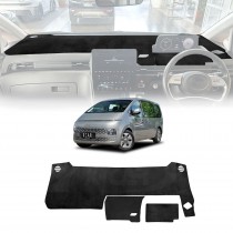 Dash Mat for Hyundai Staria 2021-Onwards Covered Storage No Speaker Non-Slip Microfiber Pad Cover Interior Accessories
