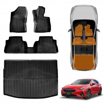 3D Floor Mats Boot Liner for Subaru Impreza G6 Hatch 2023-Onwards All Weather Heavy Duty Cargo Car Trunk Luggage Tray