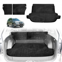 Boot Liner Kick Mats Set for Subaru Forester 2012-2018 All Weather Heavy Duty Cargo Car Trunk Back Seat Protector
