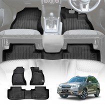3D Floor Mats for Subaru Forester 2012-2018 Auto All Weather Heavy Duty Cargo Car Trunk Luggage Tray Accessories