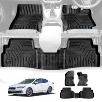 3D Floor Mats for Subaru Impreza AUTO G5 Series 2017-2023 Heavy Duty All Weather Car Mats Carpet Liner Set