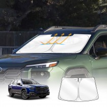 WindScreen Sun Shade for Subaru Outback 7th Gen 2025-Onwards Blocks UV Rays Foldable Custom Wind Screen Sun Visor Protector