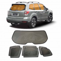 Window Sun Shades for Subaru Forester 2012-2018 Car UV Protection Custom Rear Windscreen Shade SunBlind Mesh