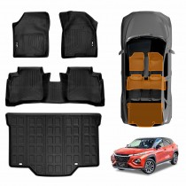 3D Floor Mats Boot Liner for Suzuki Fronx Hybrid 2025-Onwards All Weather Heavy Duty Lower Level Cargo Car Trunk Luggage Tray