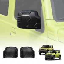 Rear View Mirror Trim Covers for Suzuki Jimny 2018-Onwards Exterior Accessories Side Mirror Cap Matte Black Style