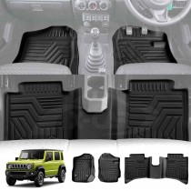 3D Floor Mats for Suzuki Jimny XL 5-Door Manual Transmission 2023-2025 Heavy Duty All Weather Car Mats Carpet Liner Set