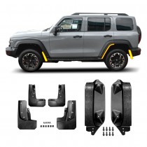 Mud Flaps Combo Set for GWM Tank 300 Tank300 2026-Onwards PHEV Rear Door Splash Guards Mudguards Fender Car Accessories