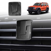 Carbon Fiber Style Front Logo Badge for GWM Tank 300 2023-2025 Emblem Decals Sticker Cover Accessories 
