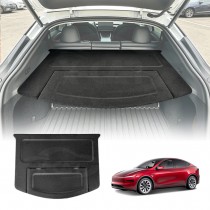 Car Trunk Shade for Tesla Model Y Juniper 2025-Onwards Rear Boot Cargo Security Shield Luggage Cover Board Accessories