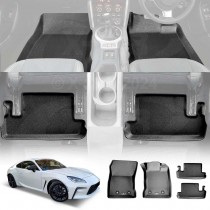 3D All-Weather Floor Mats for Toyota GR86 2022-2025 Heavy Duty Customized Car Floor Liners Full Set Carpet