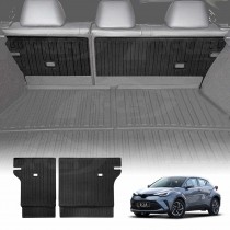 Back Seat Protector for Toyota C-HR CHR 2016-2023 All Weather Heavy Duty Car Seat Kick Mats Cover Accessories