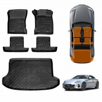 3D Floor Mats Boot Liner Set for Subaru BRZ 2022-Onwards All Weather Heavy Duty Cargo Car Trunk Luggage Tray