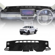 Dash Mat for Toyota Hilux Dual Cab 2025-Onwards Non-Slip Microfiber Pad Cover Interior Accessories 