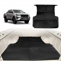 Tub Liner for Toyota Hilux Dual Cab 2016-2025 J-Deck All Weather Heavy Duty Cargo Trunk Mat Luggage Tray