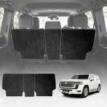 Back Seat Protector for Toyota Landcruiser 300 LC300 2021-Onwards All Weather Heavy Duty Car Seat Kick Mats Cover Accessories