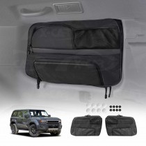 Rear Window Hanging Storage Bags for Toyota Prado 250 Series 2024-Onwards Car Trunk Boot Side Organizer Car Accessories Set of 2