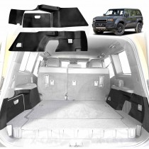 Boot Side Protector Mats for Toyota Prado 250 Series 5-seaters 2024-Onwards Rear Trunk Side Cover Interior Accessories